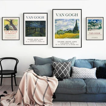 Классическая картина маслом Винсента Ван Гога, Выставочные плакаты, художественные принты 