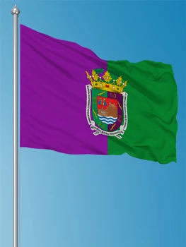 90 *150 см Флаг Малаги, печатный баннер для декора, флаг Испании