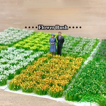 Модель сценария растительности из 28 предметов своими руками для цветочных и травяных кластеров
