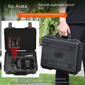 Для DJI Avata Водонепроницаемый чехол Traverser Goggles 2/V2 взрывозащищенная коробка сумка для хранения чемодан