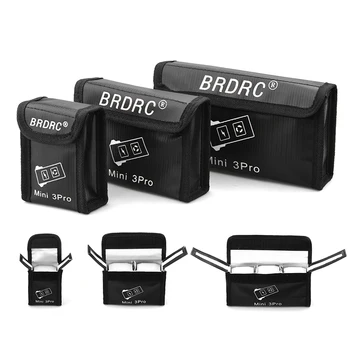 Безопасная батарея LiPo, взрывозащищенная защитная сумка для DJI Mini 3 Pro, сумка для хранения батареи Дрона