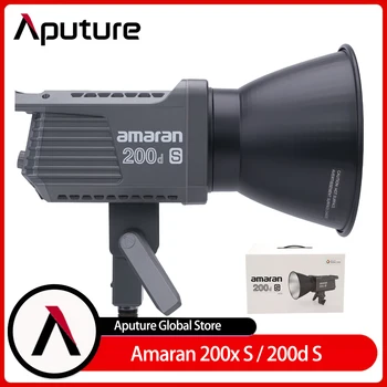 Aputure Amaran 200d S Amaran 200x S Двухцветное светодиодное фотографическое стробоскопическое освещение мощностью 200 Вт 2700-6500 К, Встроенный световой эффект 9 FX
