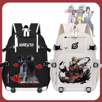 Новый Школьный рюкзак Naruto Хатаке Какаши Узумаки Наруто Для мальчиков, Большой рюкзак для путешествий на открытом воздухе, Подарок на День Рождения