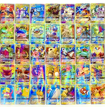 2020 Новая карта Покемонов Vmax card GX tag team EX Mega shinny карточная Игра Battle Carte Trading TAKARA TOMY Карты Детская Игрушка