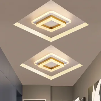 Современные и минималистичные светодиодные светильники для коридора, светильники для прохода в гостиную, канальные прожекторы, потолочные светильники для балкона в скандинавском стиле