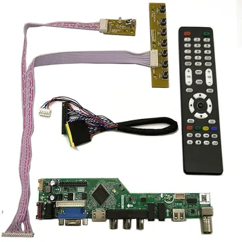 Новый комплект мониторов платы управления для LP156WH2-TLEA TV + HDMI + VGA + AV + USB LCD светодиодный драйвер платы контроллера экрана