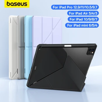 Чехол-подставка Baseus Trifold для iPad Pro 11 12,9 2022 Air 5 4 10,9 10,5 Дюймов Smart Cover для iPad Pro 9,7 10 поколения 9 8 7 Mini 6 5 4