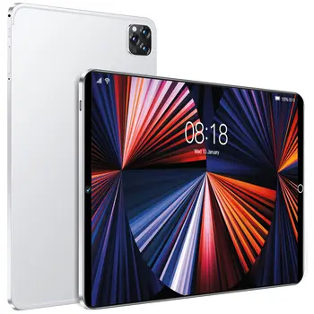 10,1-дюймовый Планшетный ПК 1 ГБ + 16 ГБ Android Smart Tablet с экраном 1280X800 IPS, поддержка двух SIM-карт, двойной режим ожидания, Белый штекер США