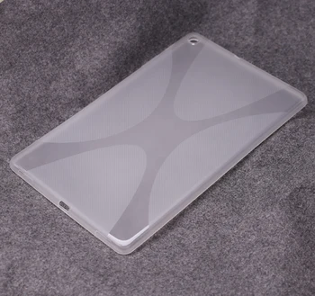 Задняя Крышка из ТПУ X Line для Samsung Galaxy Tab A 10.1 2019 SM-T515 SM-T510 T515 T510 Прозрачный Мягкий Силиконовый Чехол