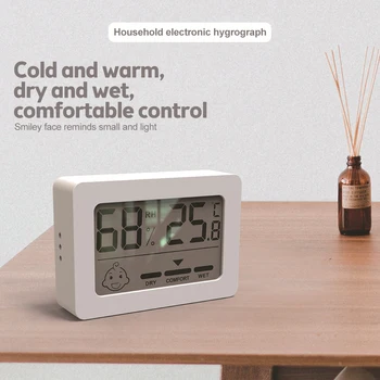 Цифровой гигрометр, термометр, Датчик температуры и влажности в помещении, Электронный Термогигрометр