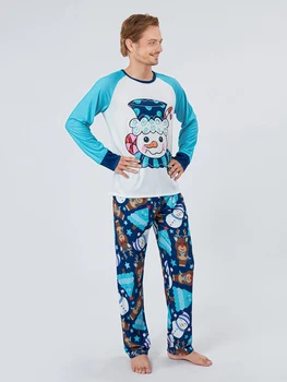 Gloomia/Рождественские пижамы для всей семьи с рождественскими принтами, Пижамные комплекты для Взрослых и детей, Праздничный Рождественский комплект пижам для собак
