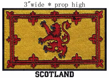 Нашивка с вышивкой Королевского стандарта Шотландии 3 