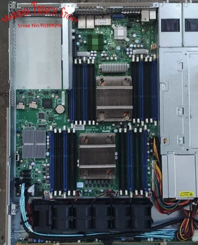 X9DRW-3LN4F + для материнской платы Supermicro LGA2011 Xeon E5-2600 семейства V1/V2 DDR3 с 8x портами SAS от C606