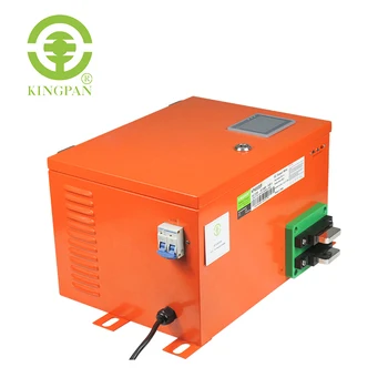 KINGPAN заводская новейшая модель литиевый lifepo4 li ion 3600W 24V 70A вилочный погрузчик RGV AGV зарядное устройство AGV Зарядная груда