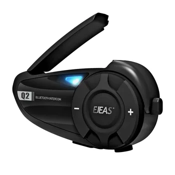 Quick7 Bluetooth 5,0 Быстро сопрягает водонепроницаемый мотоциклетный домофон, шлем-гарнитуру До 7 Всадников, беспроводной переговорный телефон