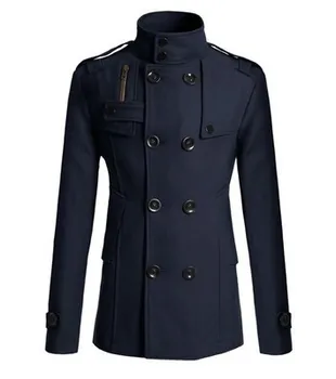 Мужское пальто из хлопка и смесей, весна 2023, новая тонкая красивая ветровка, деловое повседневное пальто, куртки для мужчин Азиатского Размера
