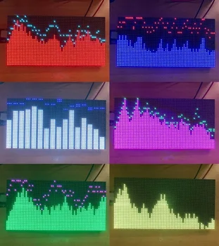 Профессиональный Музыкальный спектр DYKB AS3264, полноцветный RGB-дисплей, анализатор, MP3-усилитель, индикатор уровня звука, измеритель ритма VU