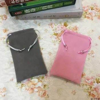 изготовленный на заказ различный бархатный мешок выбора цвета для мобильного телефона HDD accessories подарочный браслет ювелирных изделий упаковывая мешок