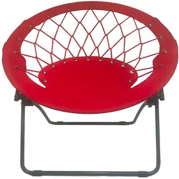 Банджи-стул, Портативный складной стул, Паутина, Красный