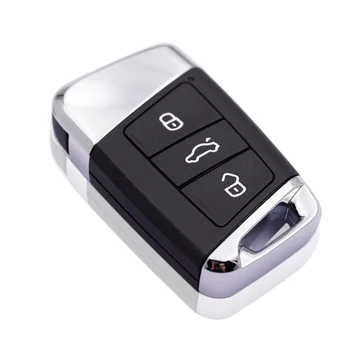 3 Кнопки Smart Remote Car Key Shell Для Volkswagen VW Passat B8 New Magotan B5 Skoda A7 Variant Чехол для ключей с автоматической вставкой