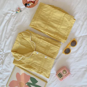 Женская ночнушка Fdfklak, пижама для кормящих, комплект одежды для беременных, пижама для беременных, весна-осень, пижама для беременных с длинным рукавом