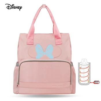 Сумка для подгузников Disney, сумка для мамы, Термоизоляция с молоком, Многофункциональный Рюкзак для беременных Большой емкости для путешествий с ребенком