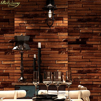 beibehang Ретро ностальгическая имитация деревянной доски с древесным зерном, текстура дерева, обои для рабочего стола, цветной фон, обои papel de parede