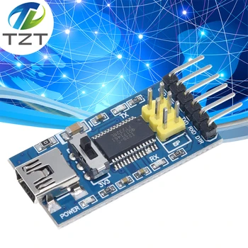 Базовая Разделительная плата для arduino FTDI FT232RL USB-TTL Последовательный IC-адаптер Конвертер Модуль для arduino 3.3 V 5V Переключатель FT232