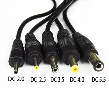 Разъем для кабеля питания USB к постоянному току USB DC 2,0 * 0,6 мм 2,5 * 0,7 мм 3,5 *1,35 мм 4,0 * 1,7 мм 5,5 *2,1 мм 5 В постоянного тока Разъем для кабеля питания USB